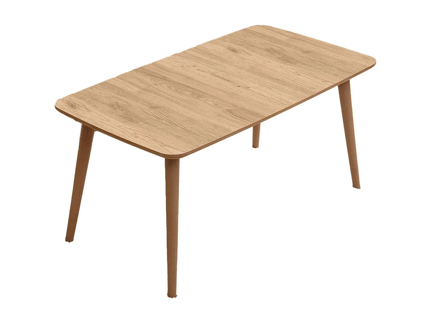 Luci" houten salontafel 100 x 53 x 45 cm - Eik