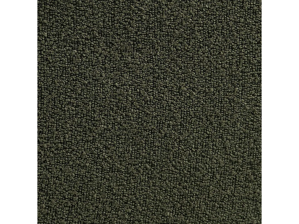 Poltrona in bouclé testurizzato, 2 posti, verde kaki