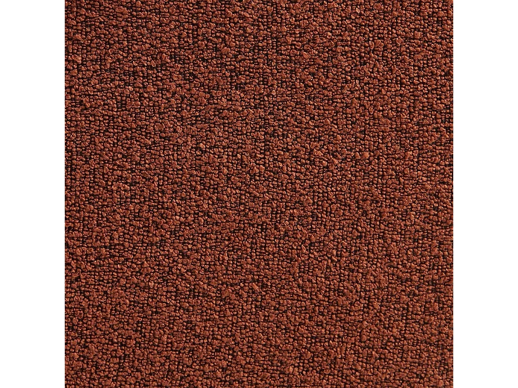 Poltrona in bouclé testurizzato, 2 posti, terracotta