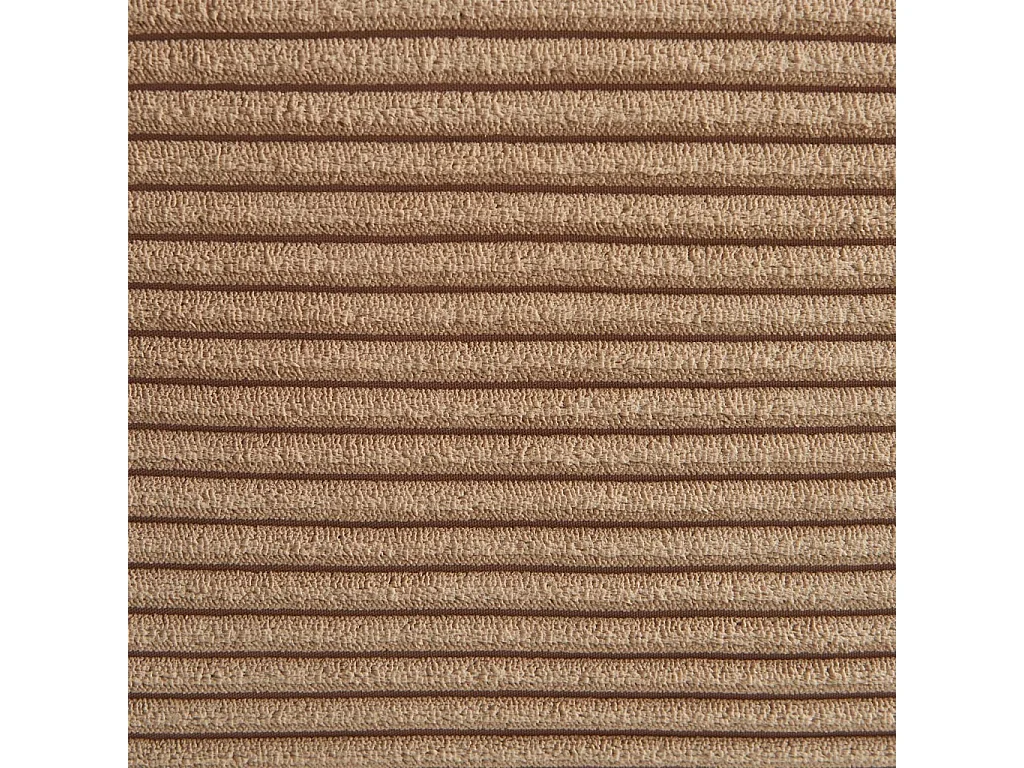 Poltrona in velluto a coste, 3 posti, beige scuro