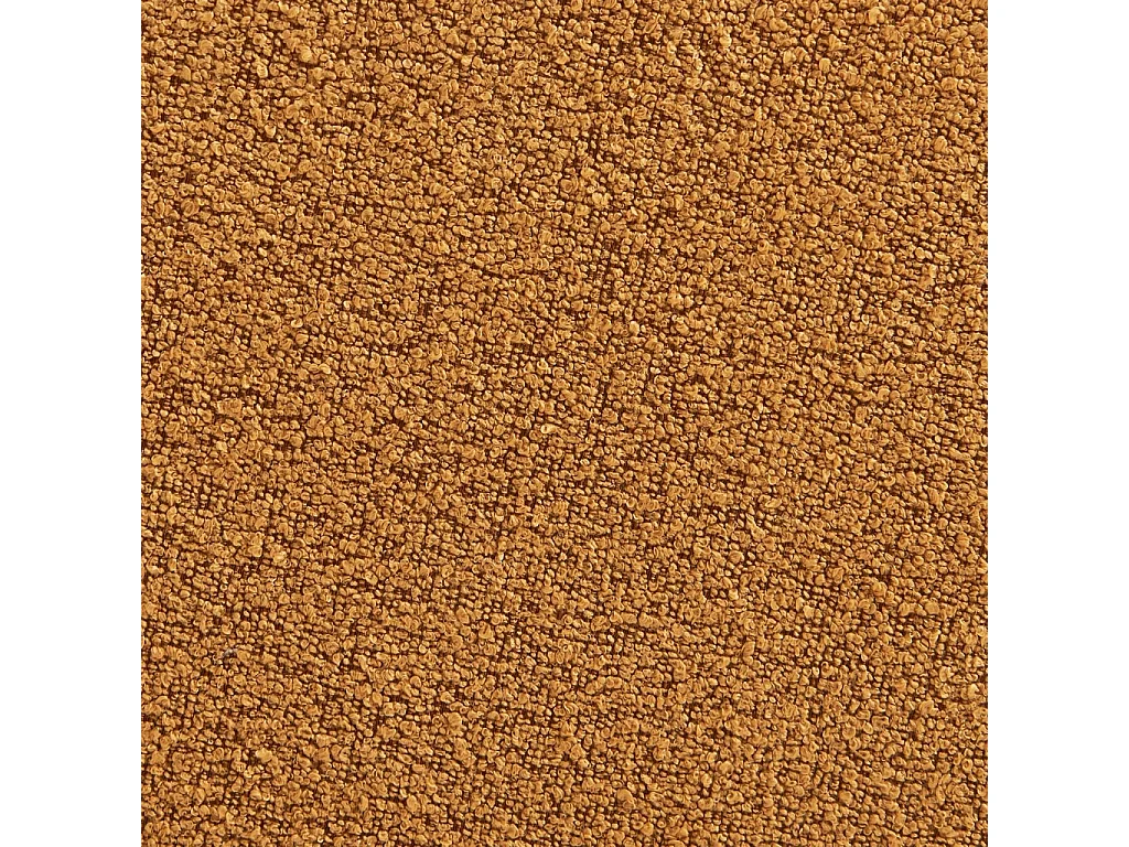 Chauffeuse bouclette texturée 2 places moutarde - Nova