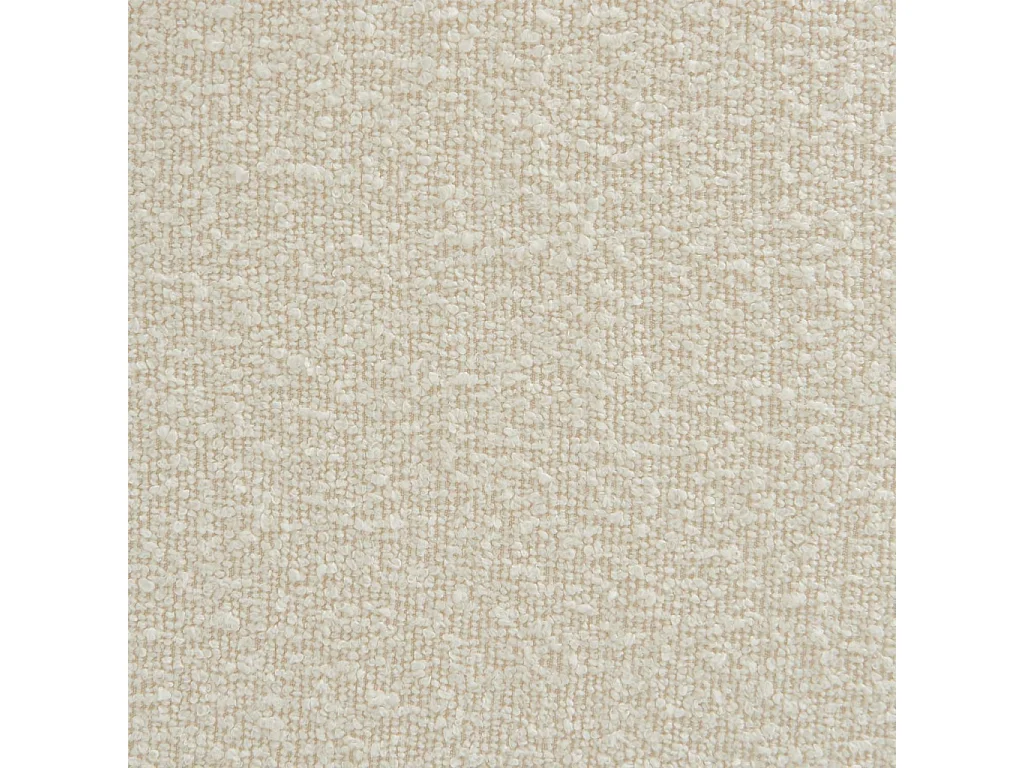 Poltrona in bouclé testurizzato, 2 posti, bianco sporco