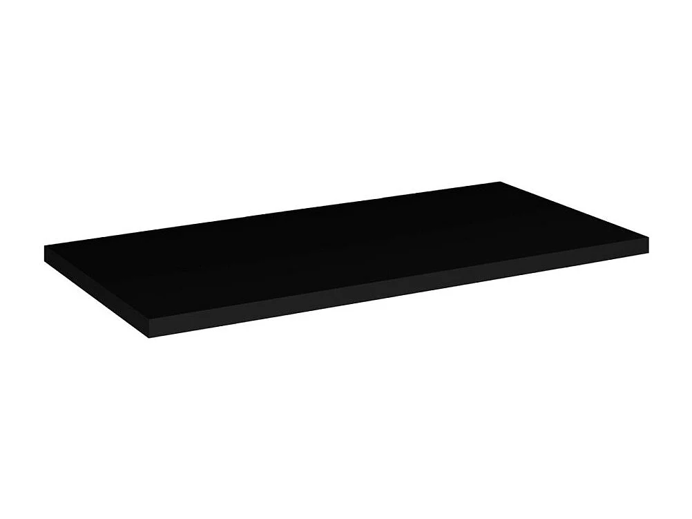 Ensemble VANO 80cm : meuble sous vasque à tiroirs + plan pour vasque noir mat + vasque à poser rainurée blanche