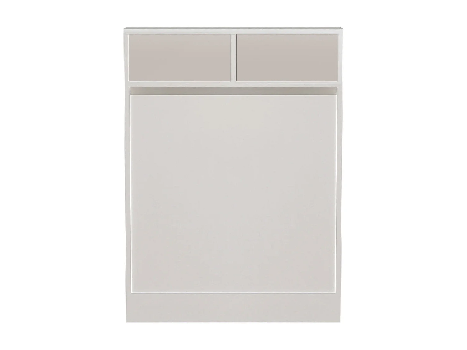 Table de repas pliable en bois "Bracked" - 70 x 15 x 96 cm - Blanc