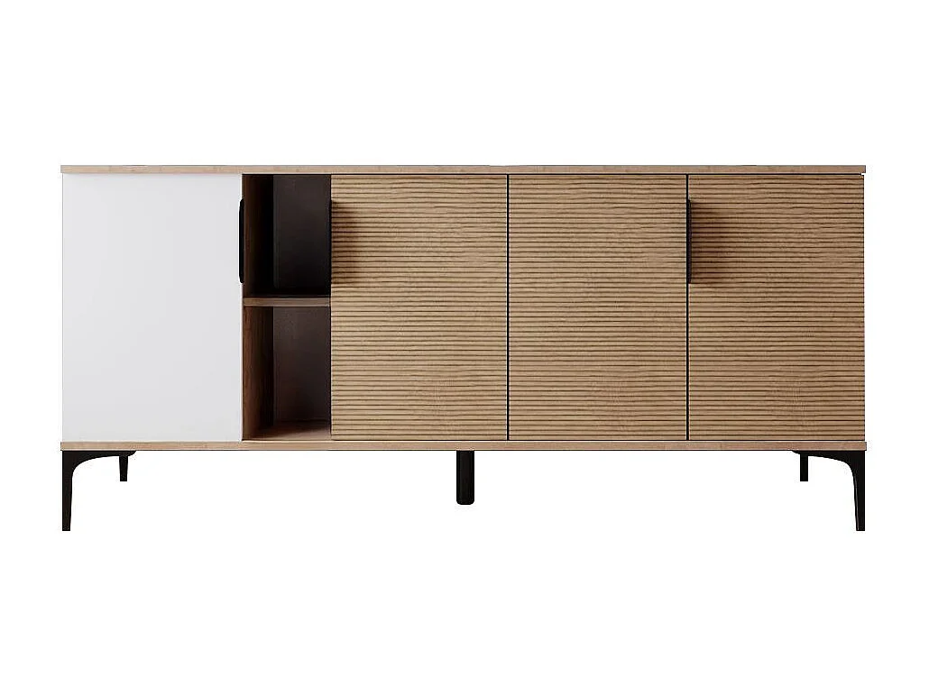 Buffet en bois "Tarz" - 180 x 40 x 79 cm - Marron