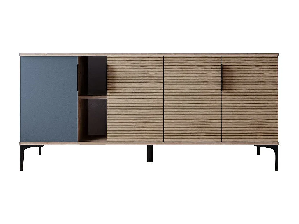 Buffet en bois "Tarz" - 180 x 40 x 79 cm - Marron