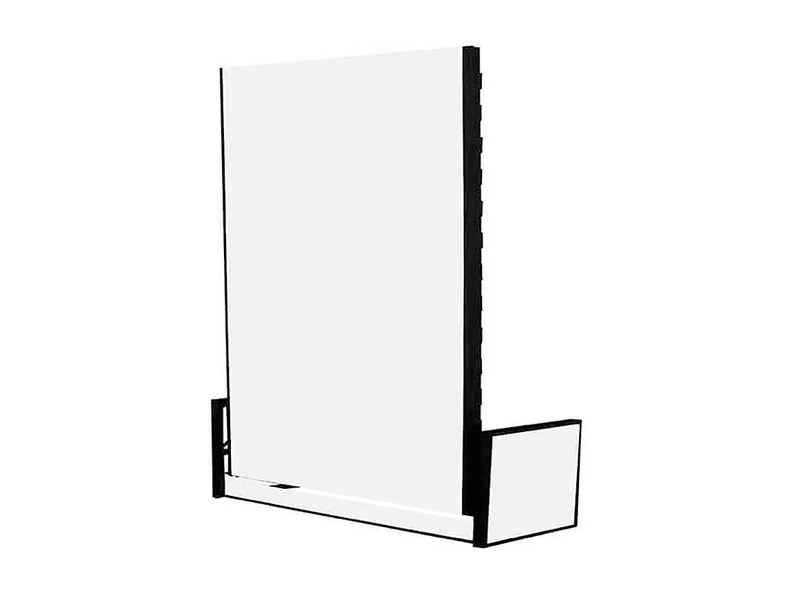 Wallbedking - Lit escamotable - Lit simple - 120x200 cm - Vertical - Studio