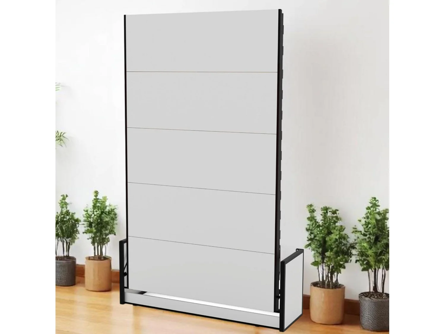 Wallbedking - Lit escamotable - Lit simple - 120x190 cm - Vertical - Studio