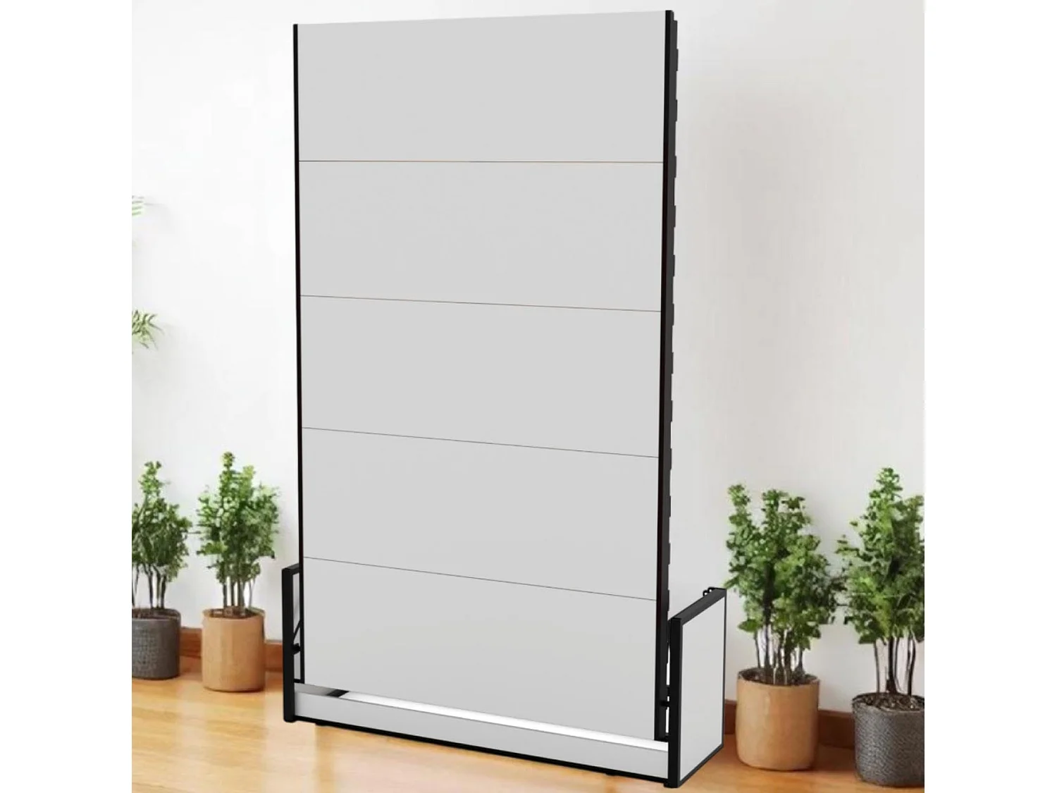 Wallbedking - Lit escamotable - Lit double - 140x190 cm - Vertical - Studio