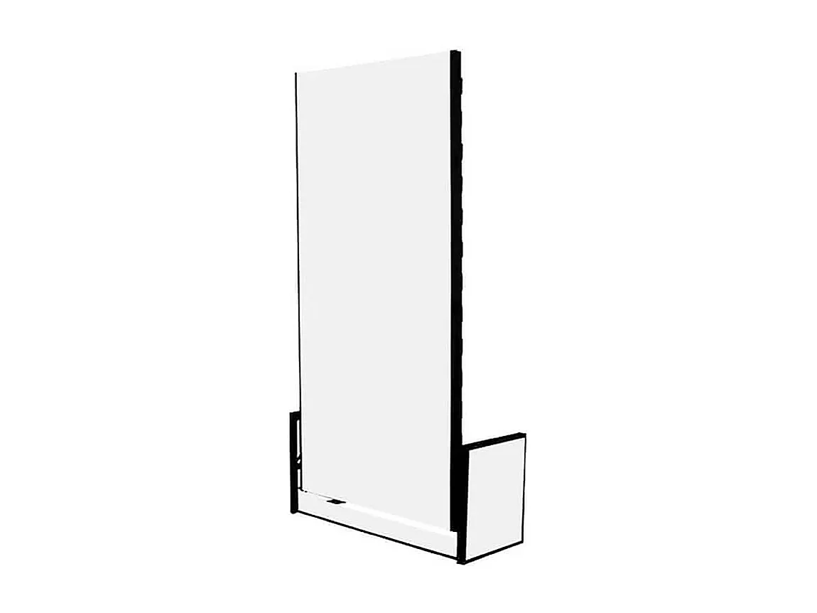Wallbedking - Lit escamotable - Lit simple - 90x200 cm - Vertical - Studio