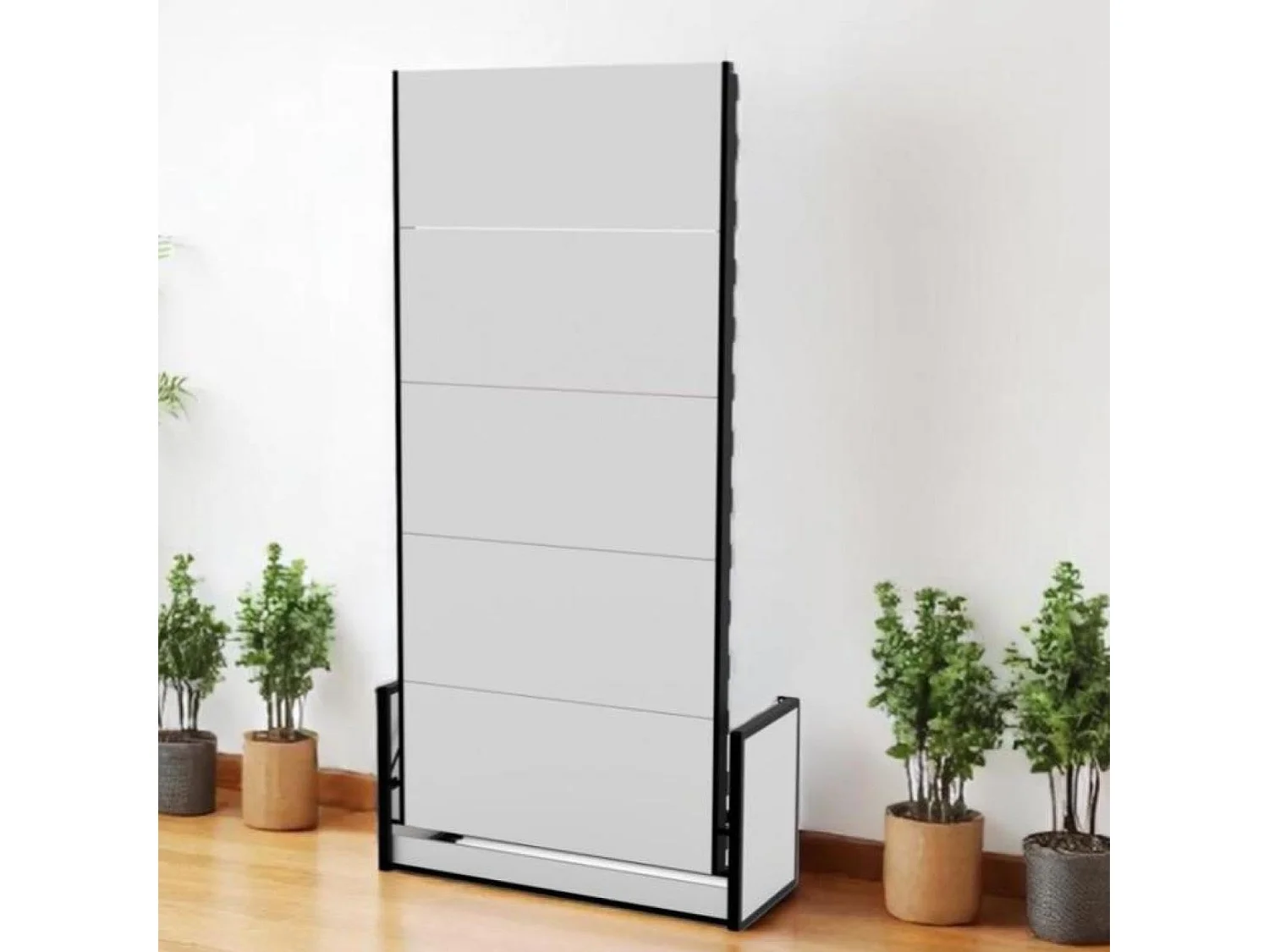 Wallbedking - Lit escamotable - Lit simple - 90x190 cm - Vertical - Studio