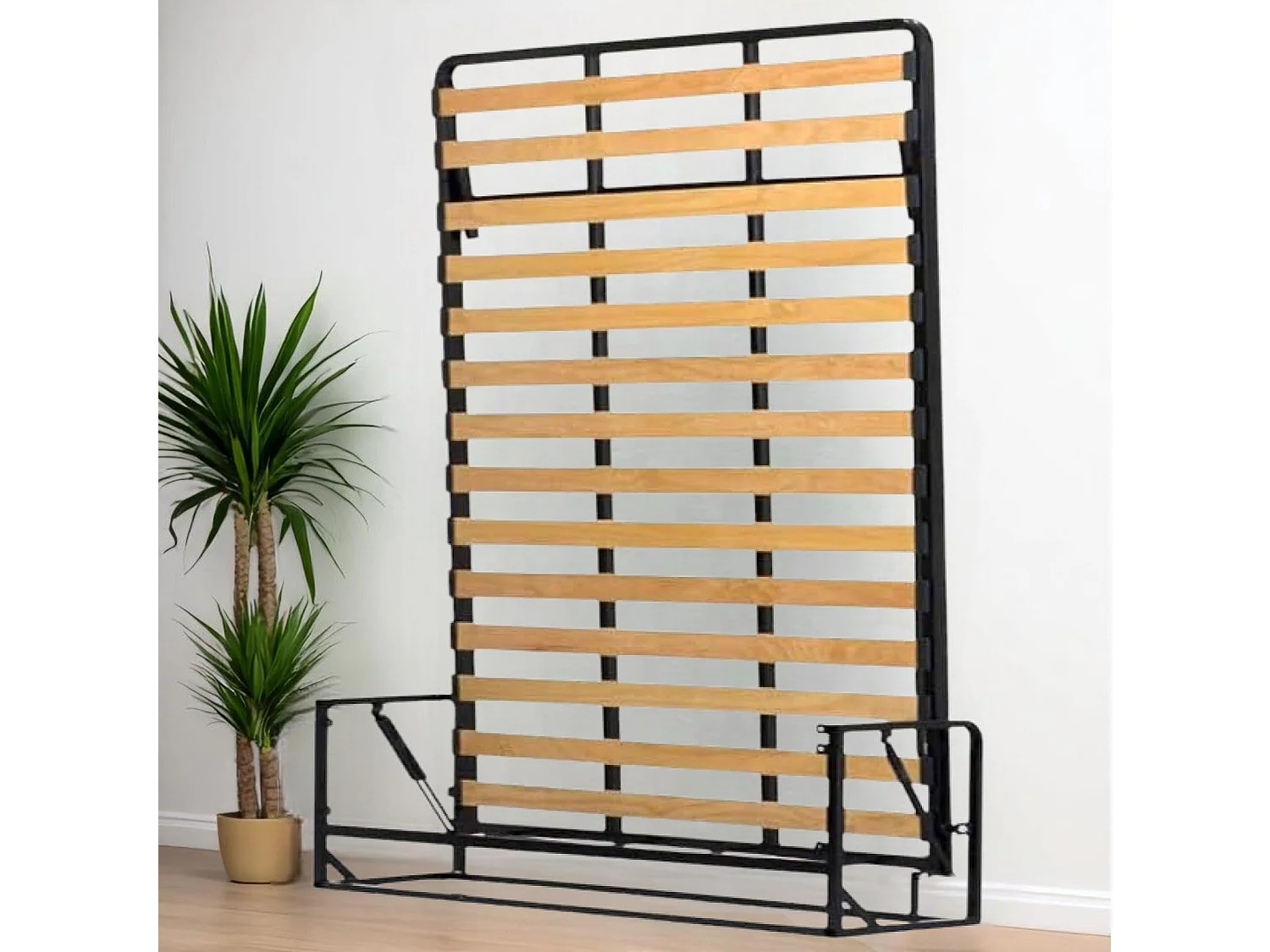 Wallbedking - Lit escamotable - Lit double - 160x200 cm - Vertical - Classic