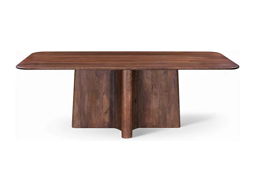 Tavolo da pranzo scultoreo in legno massello di mango – Modello Dev