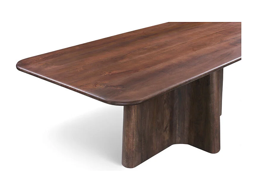 Tavolo da pranzo scultoreo in legno massello di mango – Modello Dev