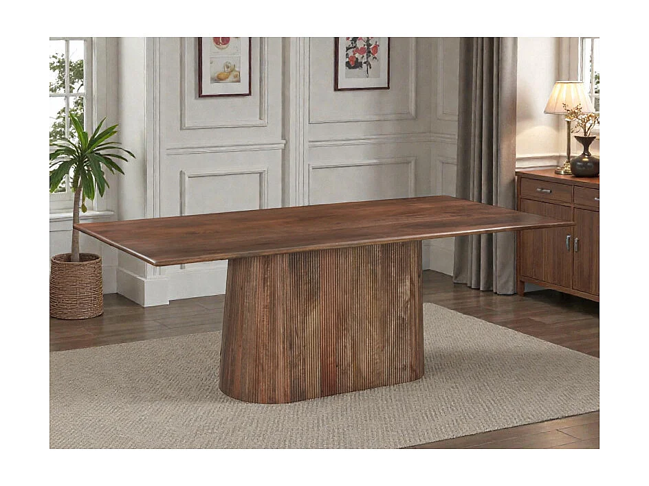 Esstisch aus massivem Mangoholz 220 cm – Kollektion Armaan