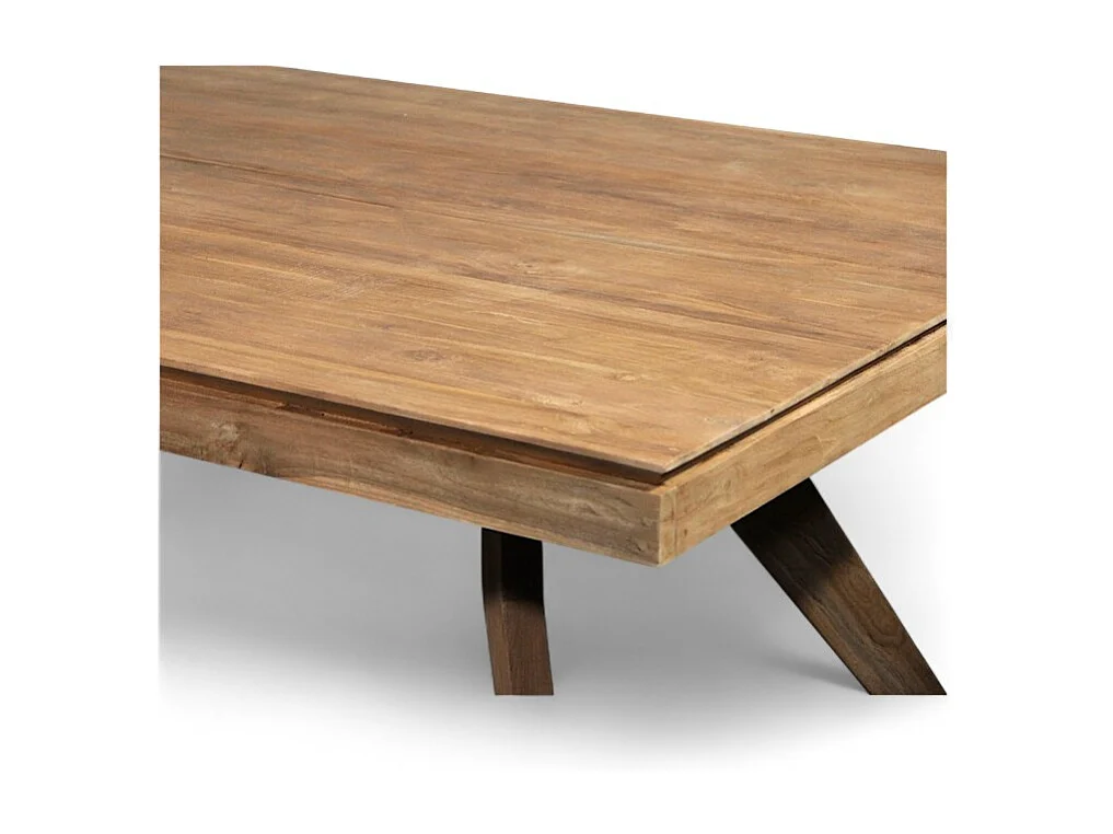 Bank aus massivem recyceltem Teakholz – Modell Ubud