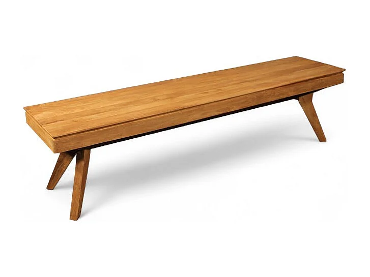 Bank aus massivem recyceltem Teakholz – Modell Ubud