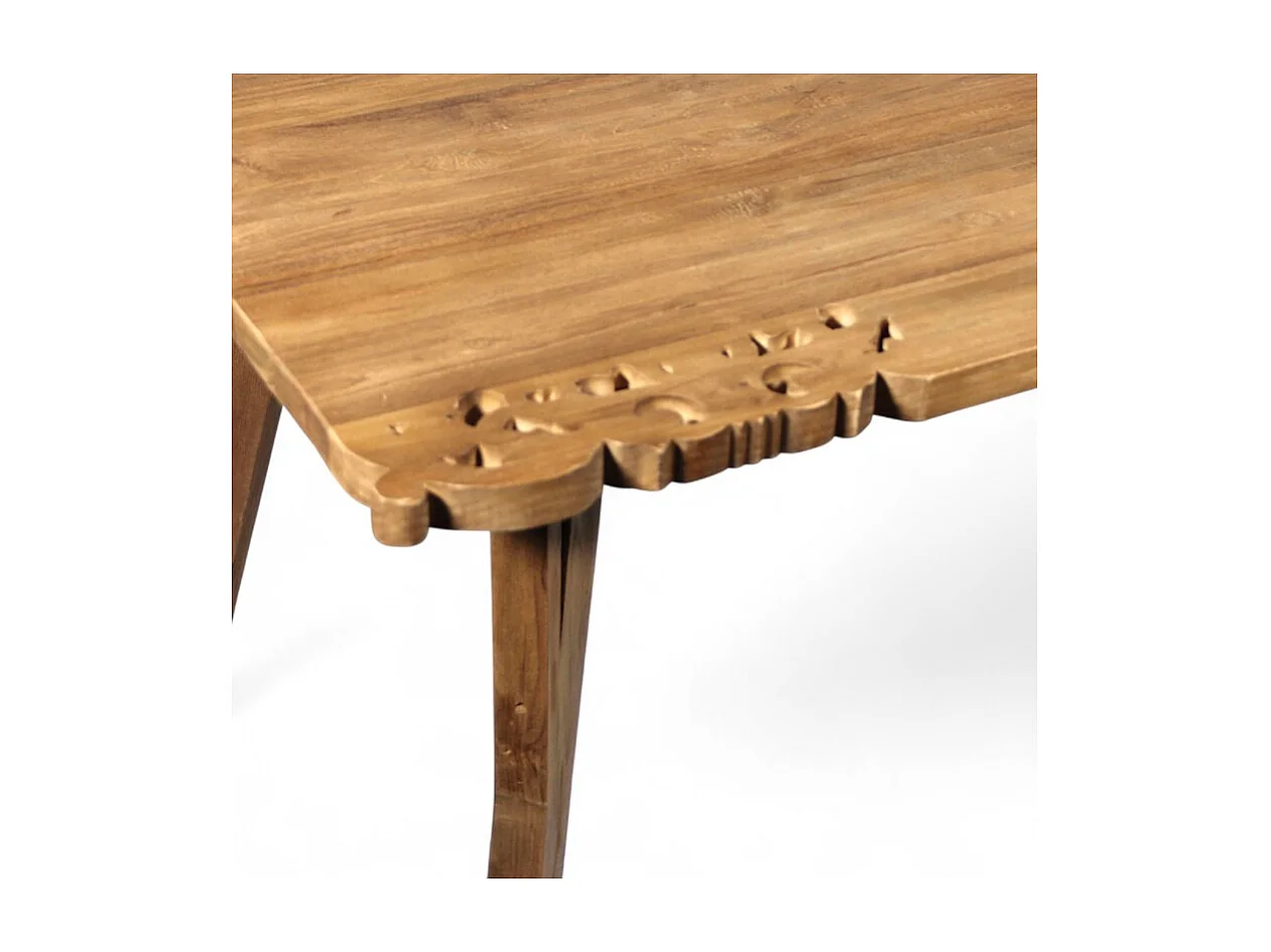 Tavolo da pranzo in legno massello di teak 180 cm – Modello Flores