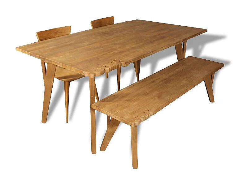 Tavolo da pranzo in legno massello di teak 180 cm – Modello Flores