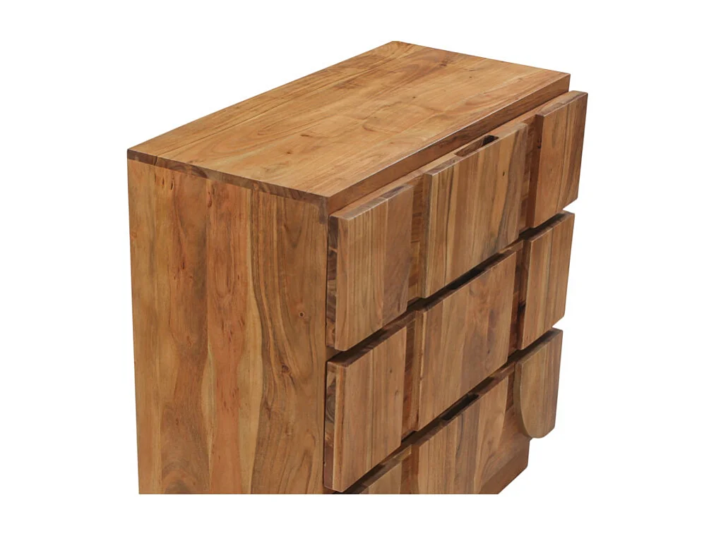 Commode design en bois massif d’acacia – Collection Anand