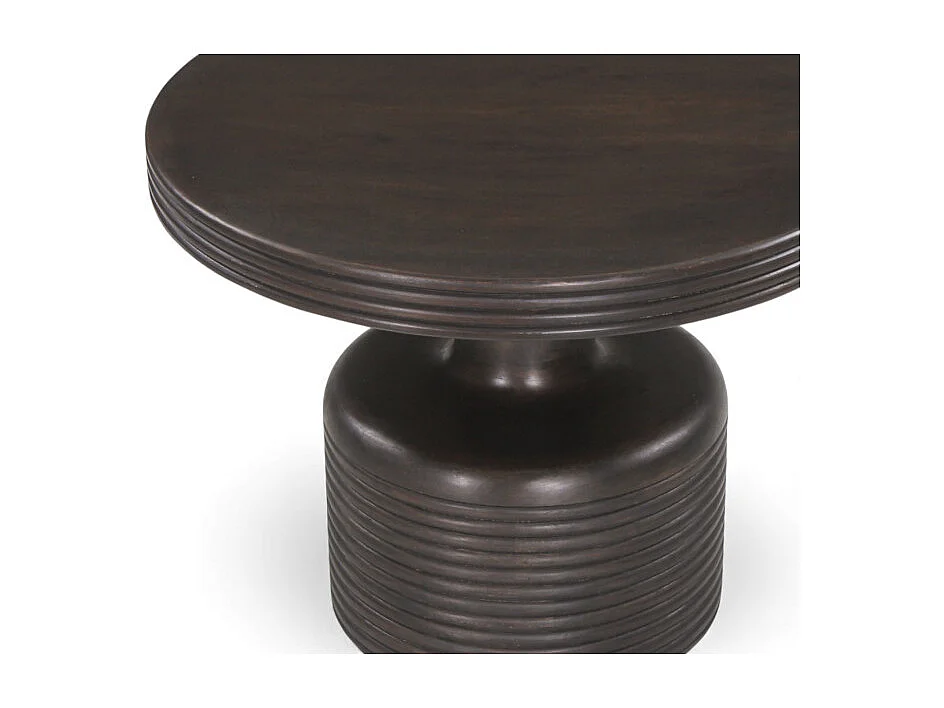 Table basse sculpturale en bois massif de manguier – Collection Raghav