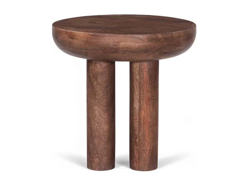 Design-Beistelltisch aus massivem Mangoholz – Kollektion Ravi
