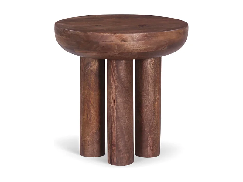 Design-Beistelltisch aus massivem Mangoholz – Kollektion Ravi