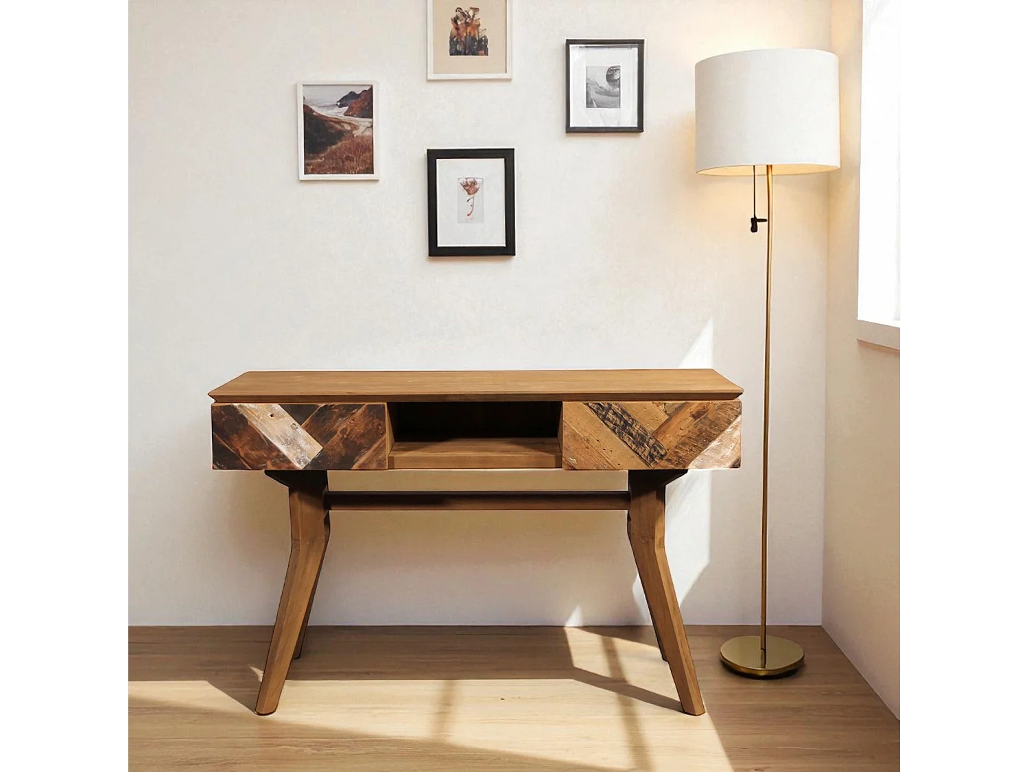 Konsole aus massivem Teakholz – Modell Ticao