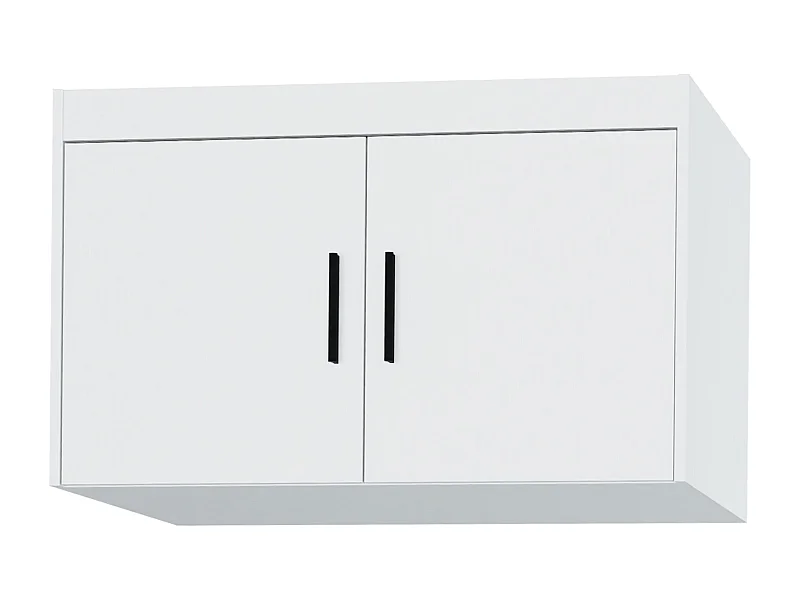 AX LIVING Schrankaufsatz Storicos 2T Weiß 89,7 x 55 x 53 cm – modern