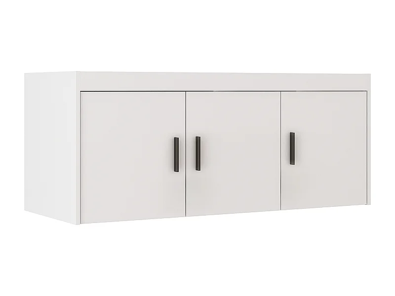 AX LIVING Schrankaufsatz Schlafzimmer Storicos 3T Weiß 133x55,5x53 cm