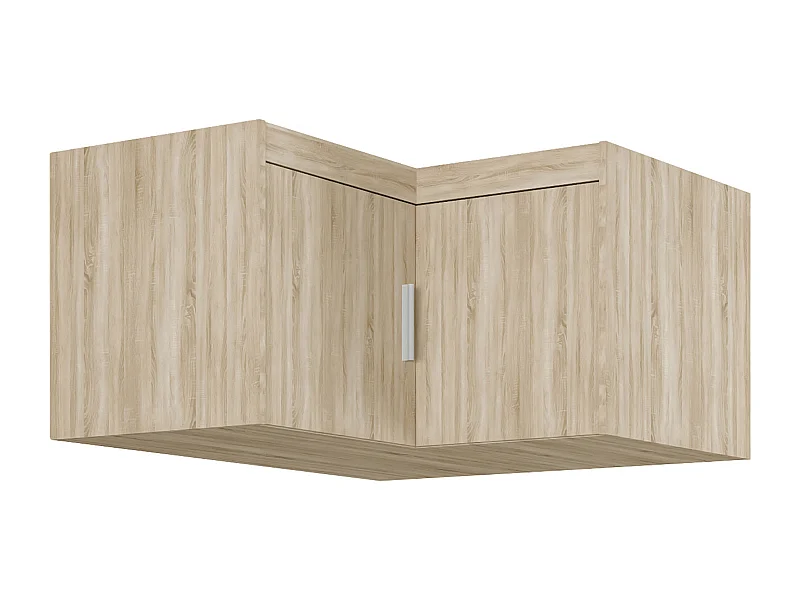 AX LIVING Eck Schrankaufsatz Storicos Eiche Sonoma 97,8 x55,0 x97,8cm