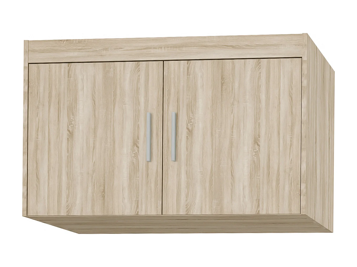 AX LIVING Schrankaufsatz Storicos 2T Eiche Sonoma 89,7x55x53 cm Modern
