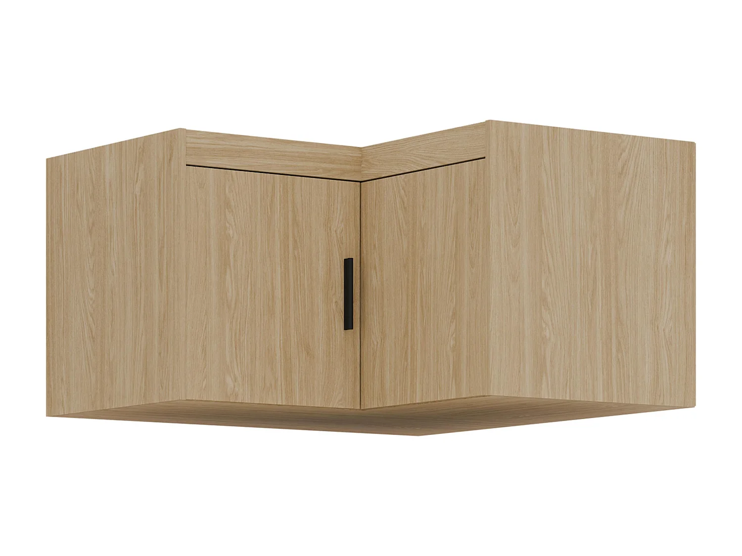 AX LIVING Eck Schrankaufsatz Storicos Geölte Eiche 97,8 x 55,0 x 97,8cm Modern