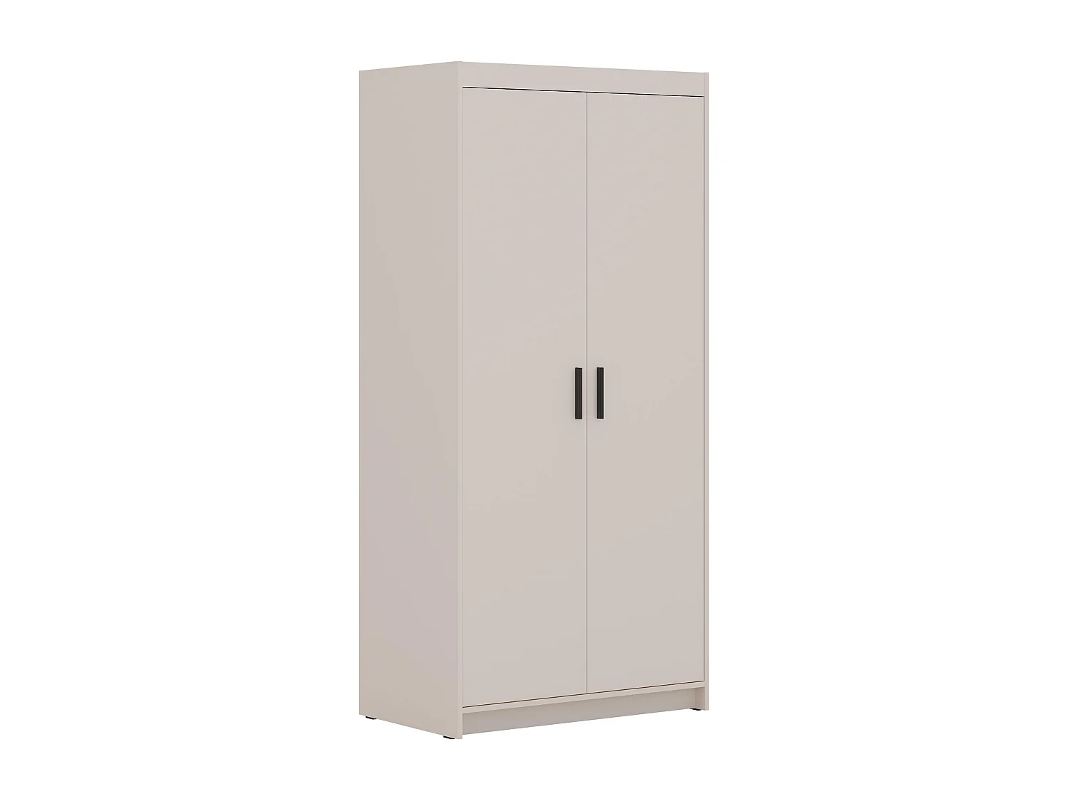 AX LIVING Armoire Storicos 2 portes beige 90 cm
