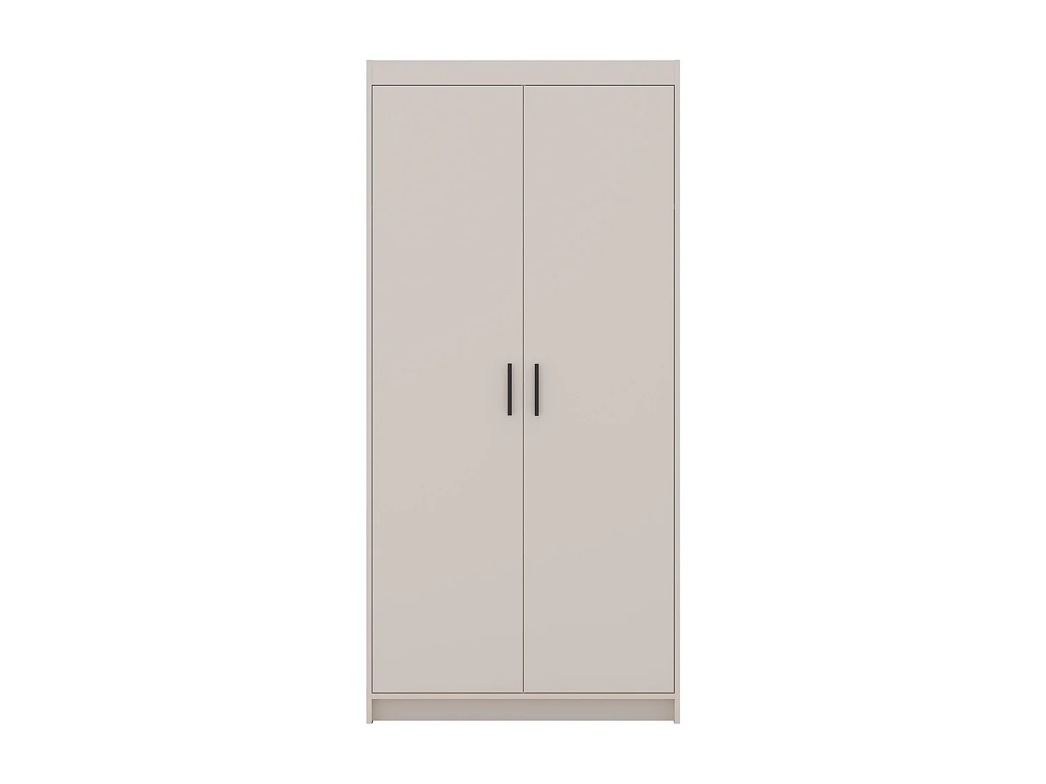 AX LIVING Armoire Storicos 2 portes beige 90 cm