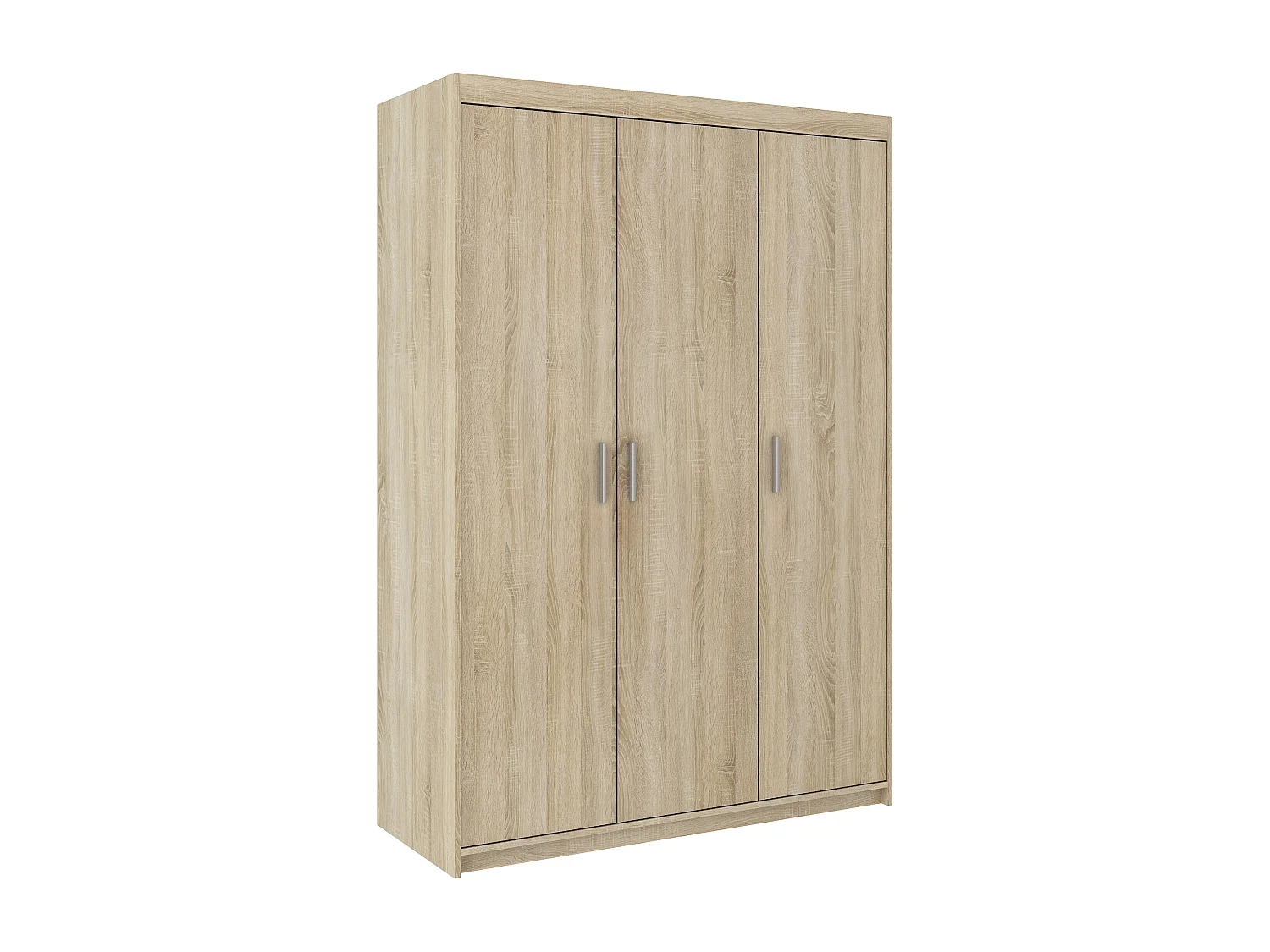 AX LIVING Armoire Storicos 3 portes chêne Sonoma 133 cm