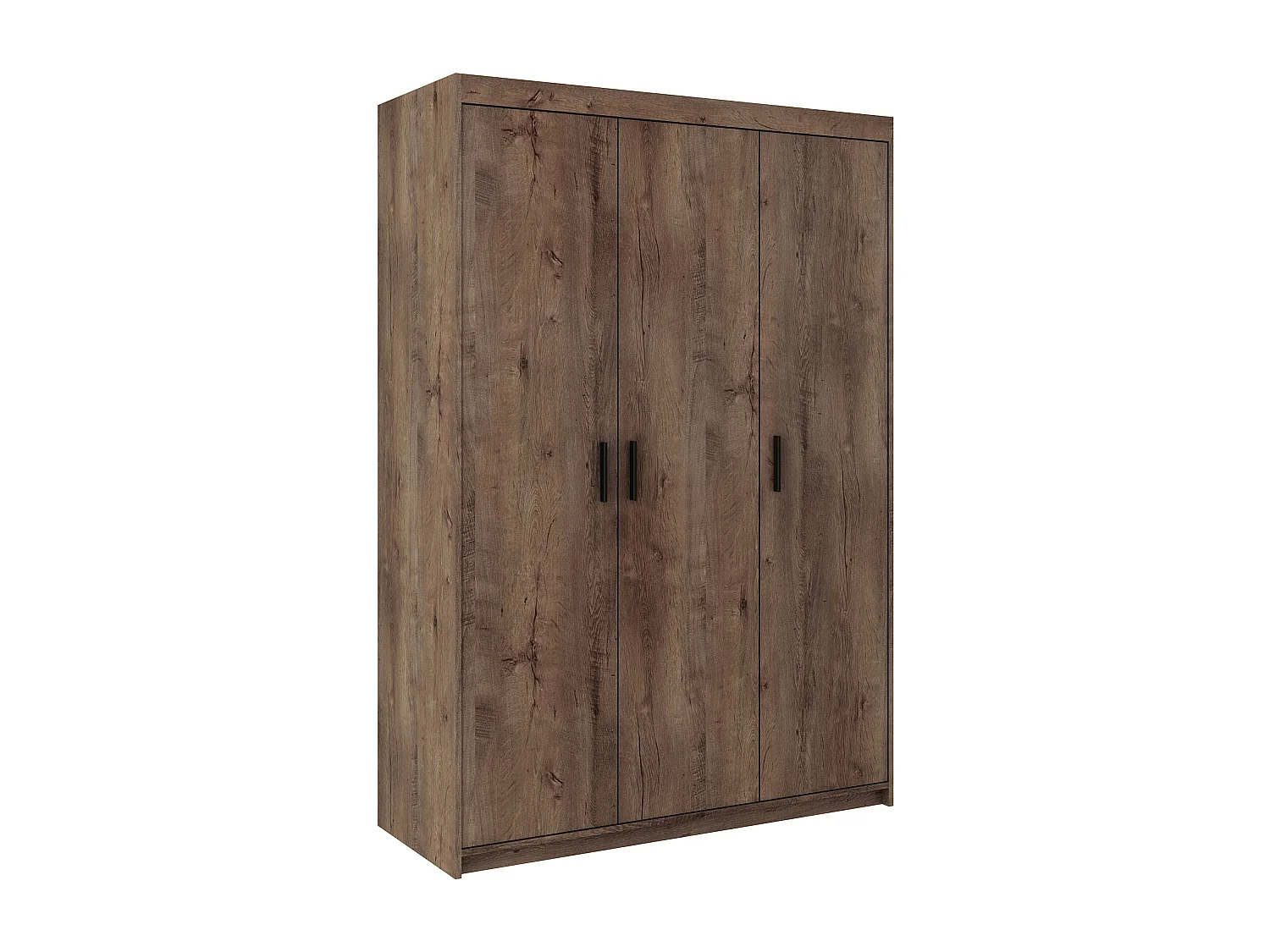 AX LIVING Armoire Storicos 3 portes chêne Lefkas 133 cm