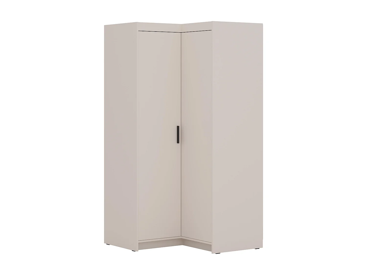 AX LIVING Armoire d’angle Storicos beige 98x190x98 cm
