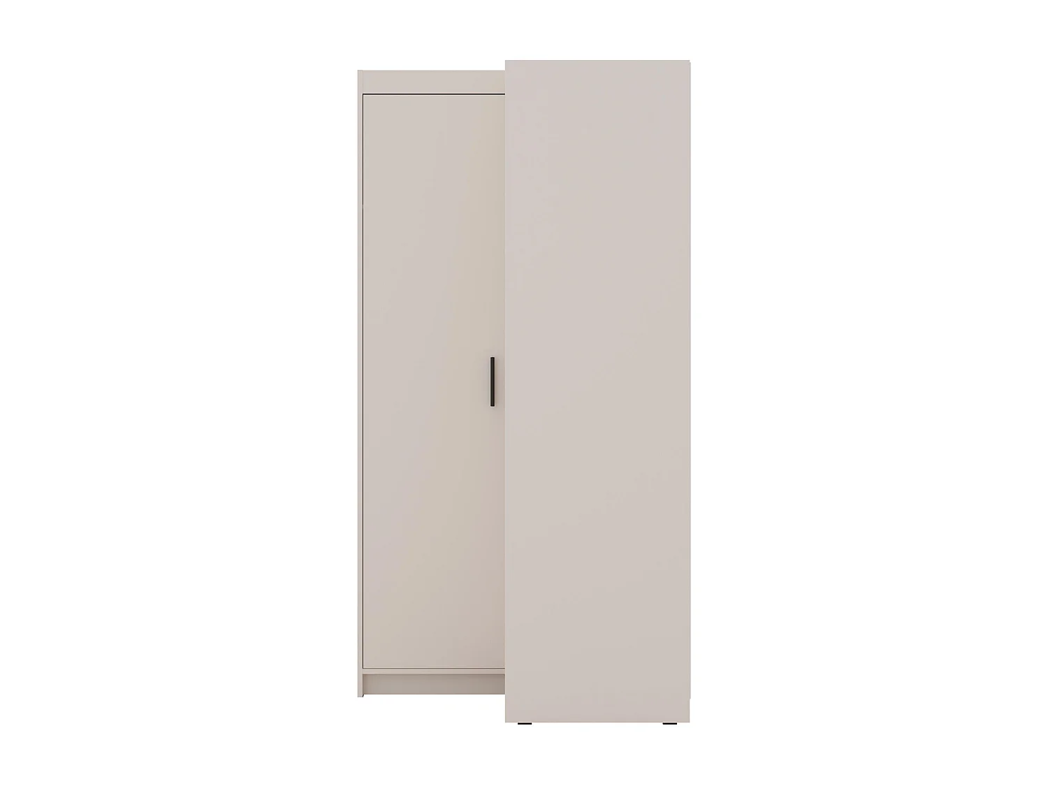 AX LIVING Armoire d’angle Storicos beige 98x190x98 cm
