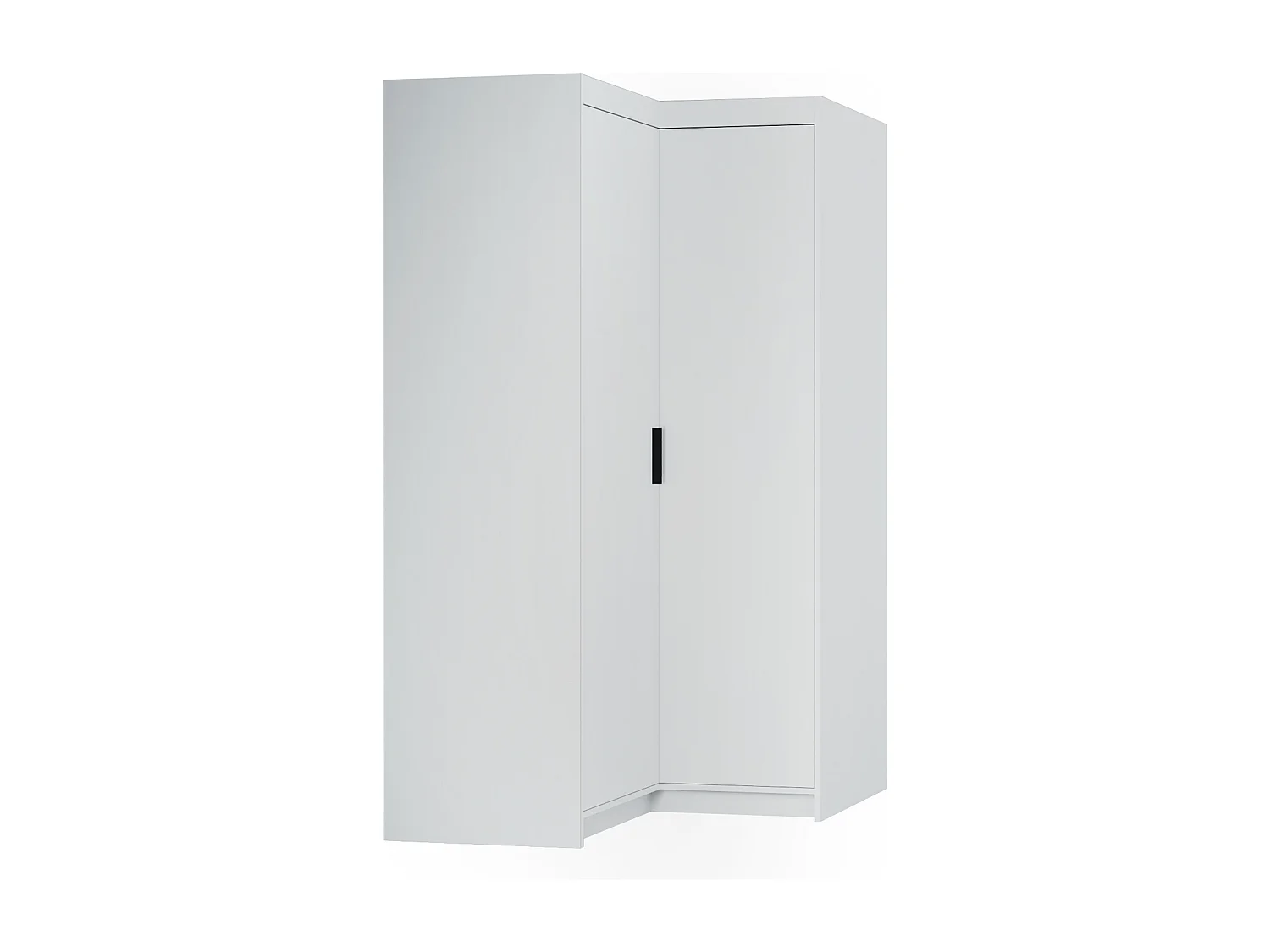 AX LIVING Armoire d’angle Storicos blanc 98x190x98 cm