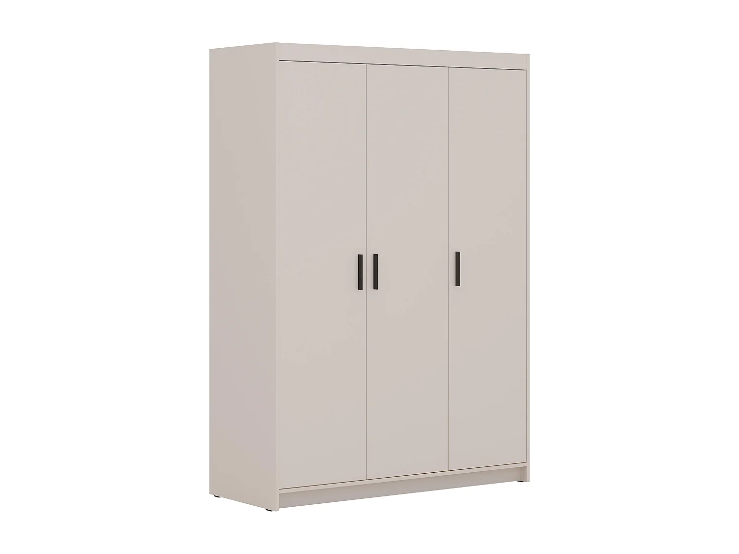 AX LIVING Armoire Storicos 3 portes beige 133 cm moderne