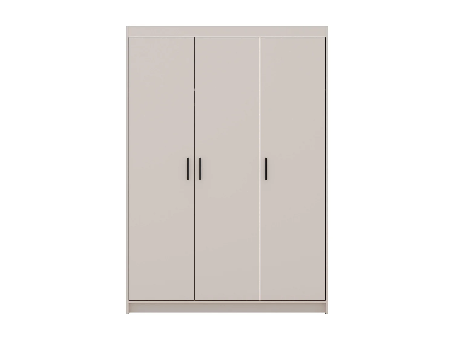 AX LIVING Armoire Storicos 3 portes beige 133 cm moderne