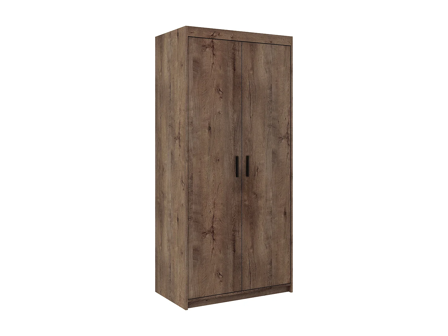 AX LIVING Armoire Storicos 2 portes chêne Lefkas 90 cm