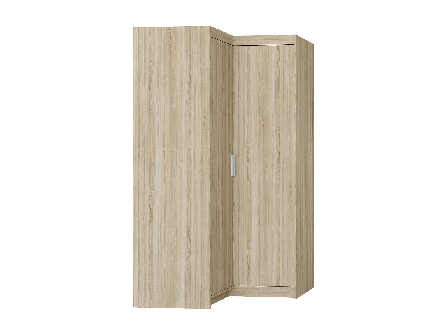 AX LIVING Armoire d’angle Storicos chêne Sonoma 98x190x98 cm