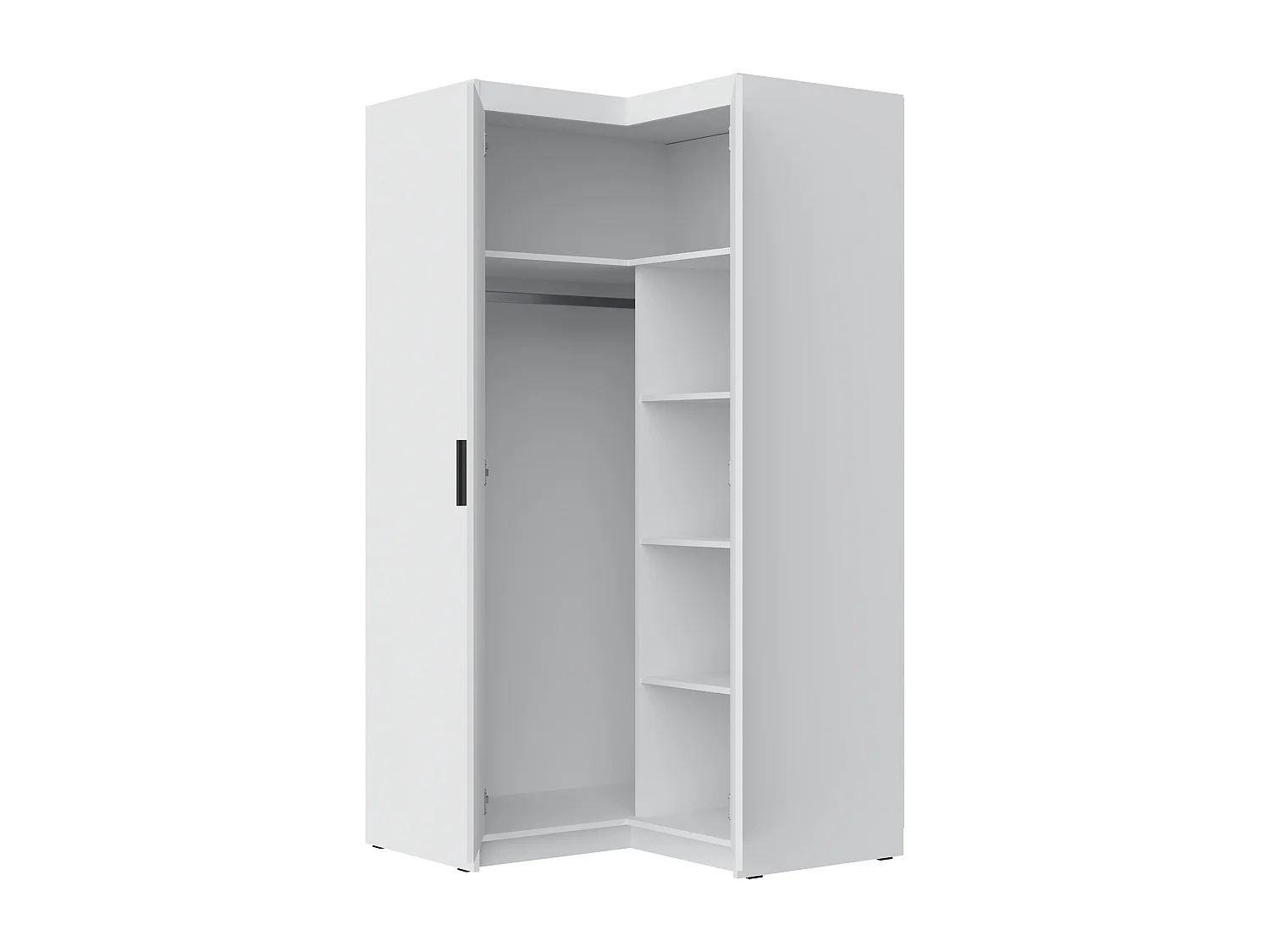 AX LIVING Armoire d’angle Storicos chêne Sonoma 98x190x98 cm