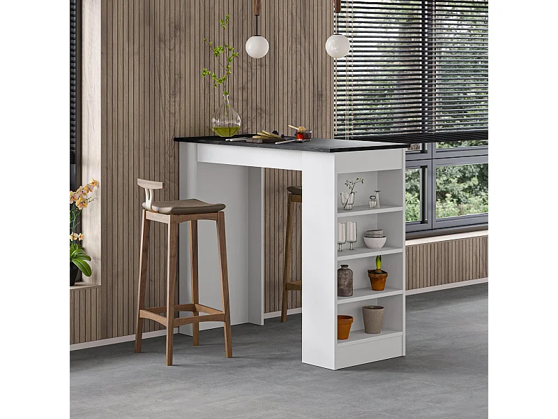 Table de bar en bois "Swallow" 117 x 54 x 102 cm - Bendir