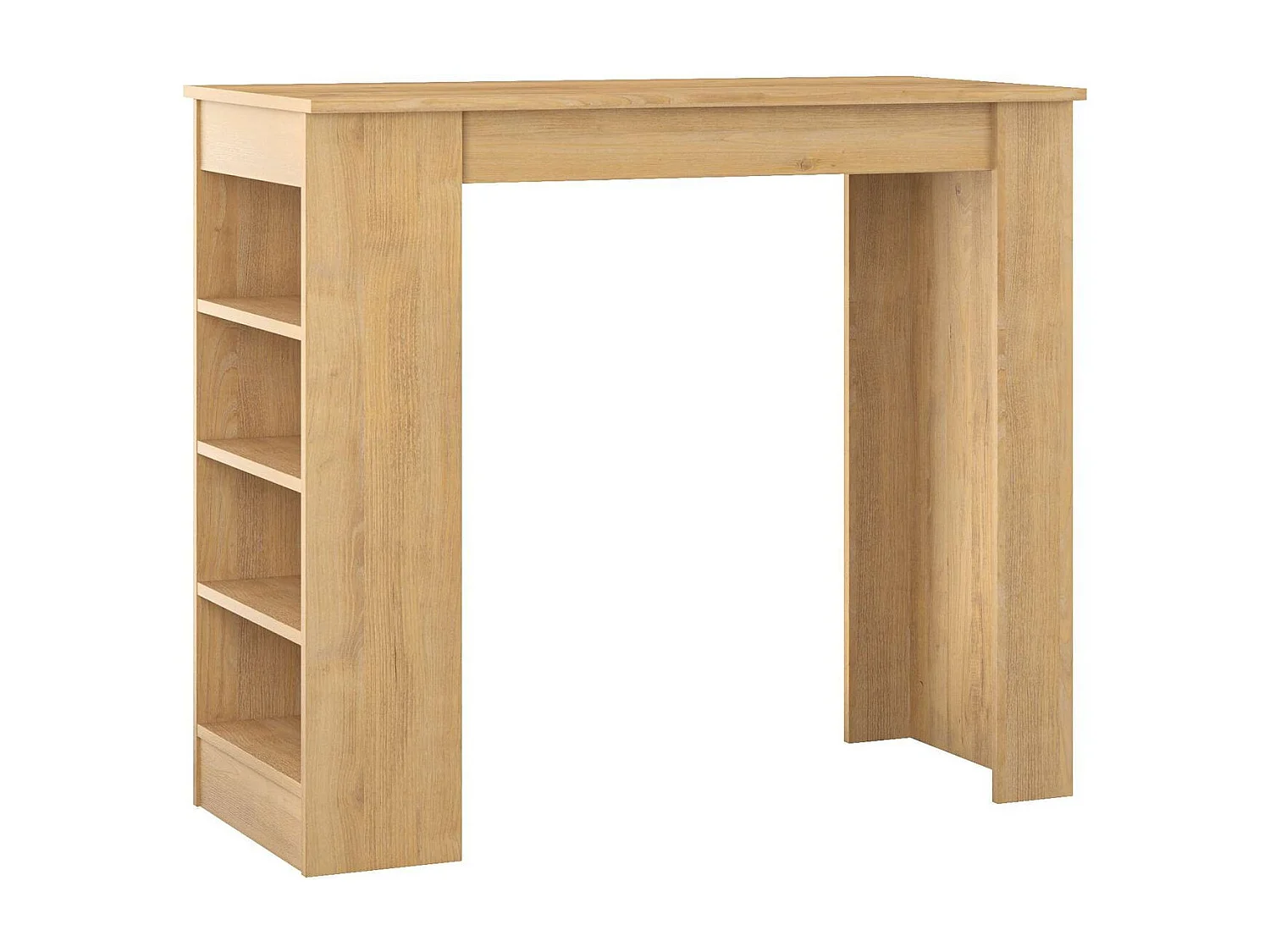 Table de bar en bois "Swallow" 117 x 54 x 101,8 cm - Chêne saphir