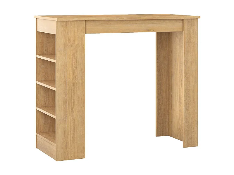 Table de bar en bois "Swallow" 117 x 54 x 101,8 cm - Chêne saphir