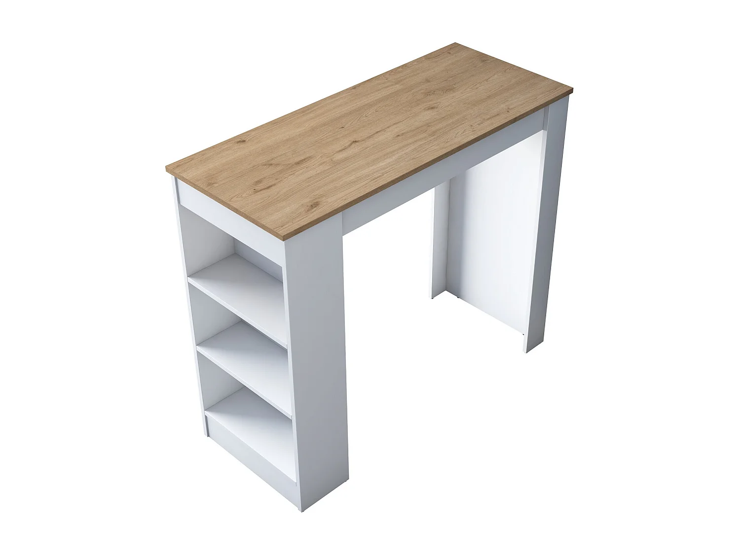 Table de repas en bois "Juan" - 120 x 50 x 100 cm - Marron