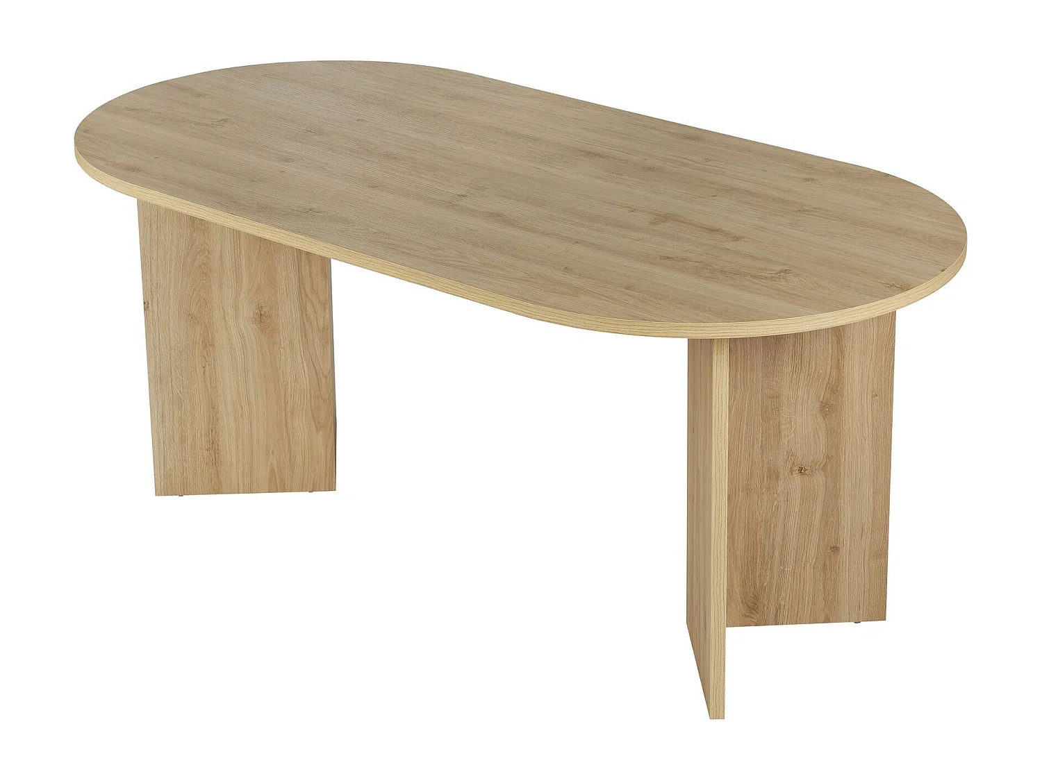 Table à manger en bois "Sablin" 180 x 90 x 75 cm - Chêne de Cadix